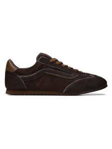 Vans Skórzane sneakersy "Super Lowpro" w kolorze brązowym rozmiar: 41. Brązowe trampki Vans, bez wzorów, bez zapięcia. Za 201,08 zł.