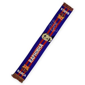 Szalik Barcelona Raphinha - oficjalny licencjonowany. Szaliki FC BARCELONA, bez wzorów. Za 91,48 zł.