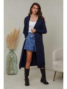 Joséfine Kardigan "Heviz" w kolorze granatowym rozmiar: M. Niebieskie kardigany Joséfine, z kaszmiru. Za 208,99 zł.