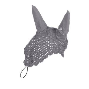 Czapka przeciw owadom dla konia z smoczkiem Equestro. Niebieskie czapki EQUESTRO, bez wzorów, z bawełny, eleganckie. Za 112,74 zł.