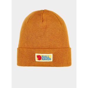 Czapka zimowa Fjallraven Vardag Classic Beanie - acorn. Żółte czapki Fjällräven, bez wzorów, sportowe. Za 114,99 zł.
