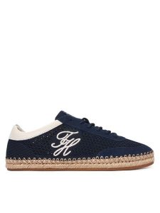 Tommy Hilfiger Espadryle Th Heritage Rope Sneaker FW0FW09406 Granatowy. Niebieskie espadryle TOMMY HILFIGER, bez wzorów, z materiału, bez obcasa. Za 449,99 zł.