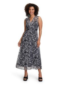 CARTOON Sukienka w kolorze czarnym rozmiar: 40. Czarne sukienki Cartoon, bez wzorów, bez kołnierzyka, bez ramiączek, midi. Za 132,05 zł.