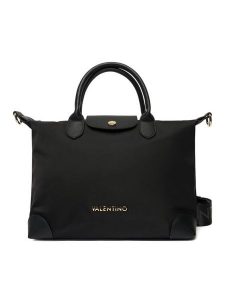 Valentino Torebka Jolly Re VBS9JX23 Czarny. Czarne torebki klasyczne Valentino, bez wzorów, ze skóry, bez dodatków. Za 469,99 zł.