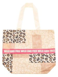 Zwillingsherz Shopper bag "Animal Mix" w kolorze beżowym rozmiar: onesize. Brązowe shopper bag Zwillingsherz, bez wzorów, z materiału, na ramię, bez dodatków. Za 60,99 zł.