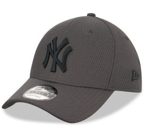 Czapka z daszkiem New Era MLB New York Yankees. Szare czapki New Era, bez wzorów, z poliesteru, klasyczne. Za 129,99 zł.