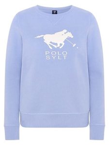 Polo Sylt Bluza w kolorze błękitnym rozmiar: L. Niebieskie bluzy Polo Sylt, l, bez wzorów, z bawełny, bez kaptura. Za 125,95 zł.