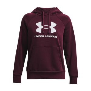 Bluza treningowa damska Under Armour Rival Fleece Big Logo. Czerwone bluzy Under Armour, xl, bez wzorów, bez kaptura. Za 109,99 zł.