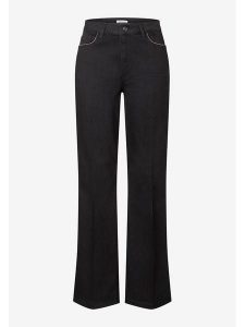 More & More Dżinsy - Flared fit - w kolorze czarnym rozmiar: 38. Czarne jeansy More & More, bez wzorów, z podwyższonym stanem. Za 139,95 zł.