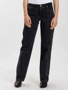 Cross Jeans Dżinsy - Regular fit - w kolorze czarnym rozmiar: W31/L32. Czarne jeansy Cross Jeans, z aplikacjami, z jeansu. Za 110,29 zł.