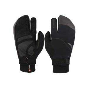 Rękawiczki rowerowe zimowe unisex KINETIXX Luzan black. Czarne rękawiczki KINETIXX, na zimę, bez wzorów. Za 360,00 zł.
