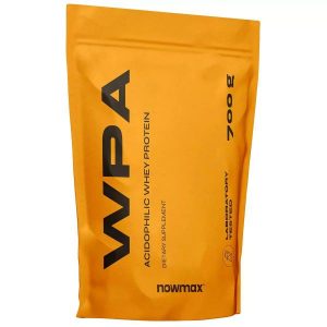 Nowmax® Whey WPA 700g Truskawka-banan. Białe jeansy NOWMAX, bez wzorów. Za 79,90 zł.