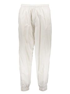 Nike Spodnie sportowe w kolorze kremowym rozmiar: M. Brązowe spodnie dresowe Nike, m, bez wzorów, outdoorowe. Za 259,13 zł.