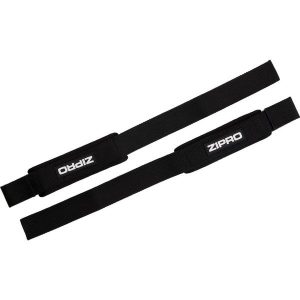 Pasy treningowe z neoprenem Zipro Gym Straps. Czarne paski ZIPRO, bez wzorów, z neoprenu, sportowe. Za 10,90 zł.