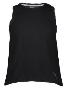 ELBSAND Top "Meevia" w kolorze czarnym rozmiar: S. Czarne topy ELBSAND, s, bez wzorów, bez kołnierzyka, bez ramiączek. Za 73,99 zł.