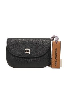 KARL LAGERFELD Torebka A4W30008 Czarny. Czarne torebki klasyczne KARL LAGERFELD, bez wzorów, ze skóry, bez dodatków. Za 619,99 zł.