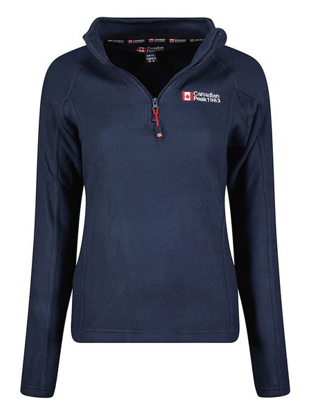 Canadian Peak Bluza polarowa "Tugeak" w kolorze granatowym rozmiar: XL. Niebieskie bluzy Canadian Peak, xl, bez wzorów, z polaru, bez kaptura. Za 100,75 zł.