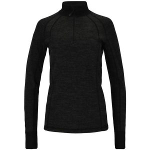 Damska koszulka termoaktywna z długim rękawem Whistler Candee. Szare koszule nocne WHISTLER, bez wzorów, bez ramiączek. Za 259,50 zł.