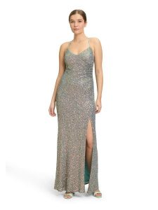 Vera Mont Sukienka w kolorze błękitnym rozmiar: 40. Niebieskie sukienki Vera Mont, bez wzorów, bez kołnierzyka, bez ramiączek, maxi. Za 304,99 zł.