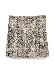 Vero Moda Spódnica z imitacji skóry Nelly 10336982 Beżowy Slim Fit. Brązowe spódnice Vero Moda, l, bez wzorów, ze skóry. Za 139,99 zł.