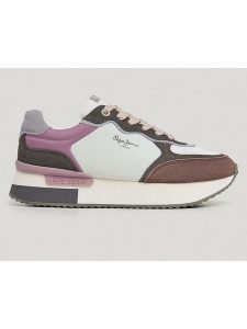 Pepe Jeans FOOTWEAR Sneakersy "Rusper Mania" w kolorze biało-oliwkowym rozmiar: 37. Białe trampki Pepe Jeans FOOTWEAR, bez wzorów, z jeansu, bez zapięcia. Za 127,65 zł.