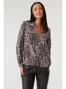 TATUUM Bluzka w kolorze brązowym rozmiar: 38. Brązowe bluzki Tatuum, s, bez wzorów, z wiskozy, klasyczne, bez kołnierzyka, bez ramiączek. Za 79,21 zł.