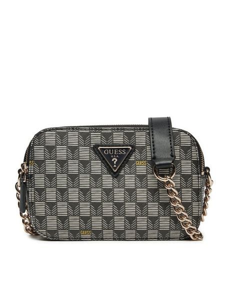 Guess Torebka HWJT93 44140 Czarny. Czarne torebki klasyczne Guess, z aplikacjami, ze skóry, bez dodatków. Za 279,99 zł.