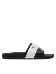 KARL LAGERFELD Klapki Kondo 2.0 KL80923 Czarny. Czarne klapki KARL LAGERFELD, bez wzorów, z tworzywa sztucznego, bez obcasa. Za 219,99 zł.