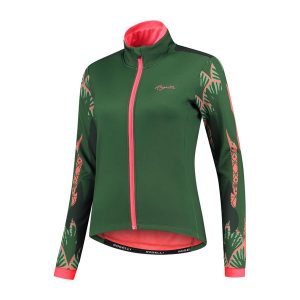 Kurtka rowerowa damska Rogelli Vivid. Czerwone kurtki Rogelli, l, bez wzorów, bez kaptura. W wyprzedaży za 260,00 zł.