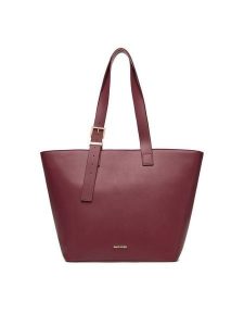Gino Rossi Torebka C-AYSHA-KQ78 Bordowy. Czerwone shopper bag Gino Rossi, bez wzorów, z materiału, bez dodatków. Za 329,99 zł.
