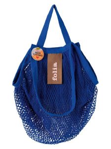 Folia PAPER Shopper bag w kolorze niebieskim - 44 x 44 x 0,50 cm rozmiar: onesize. Niebieskie shopper bag folia PAPER, bez wzorów, z materiału, na ramię, bez dodatków. Za 49,95 zł.