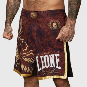 Spodenki do MMA LEONE 1947 Legionarvis VI MMA. Czerwone szorty LEONE 1947, bez wzorów, sportowe. Za 289,99 zł.