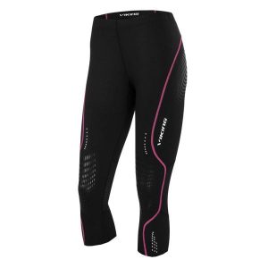 Spodnie damskie legginsy 3/4 Viking Ingrid Capri. Czarne legginsy Viking, bez wzorów. W wyprzedaży za 54,99 zł.