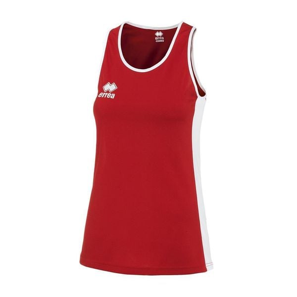 Damski tank top Errea Rachele. Białe topy ERREA, bez wzorów, bez kołnierzyka, bez ramiączek. W wyprzedaży za 138,00 zł.