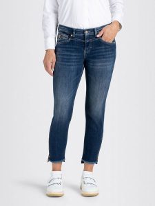 MAC Dżinsy "Rich" - Slim fit - w kolorze granatowym rozmiar: 42/L26. Niebieskie jeansy MAC, bez wzorów. Za 217,99 zł.