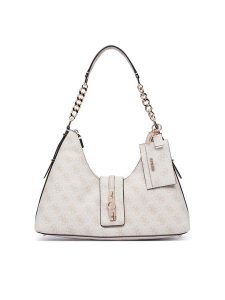 Guess Torebka Yvonne HWSG23 78010 Kremowy. Białe torebki klasyczne Guess, z aplikacjami, ze skóry, bez dodatków. Za 544,99 zł.