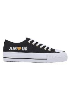 Sixth Sens Sneakersy w kolorze czarnym rozmiar: 36. Czarne trampki Sixth Sens, z aplikacjami, bez zapięcia. Za 114,17 zł.