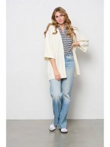 &Co Woman Kardigan "Berlin" w kolorze kremowym rozmiar: XL. Brązowe kardigany &Co Woman. Za 110,04 zł.