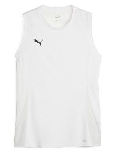 Puma Top funkcyjny "teamGOAL" w kolorze białym rozmiar: XL. Białe topy Puma, xl, bez wzorów, bez kołnierzyka, bez ramiączek. Za 72,95 zł.