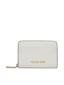 MICHAEL Michael Kors Portfel 32T4GJ6Z5L Biały. Białe portfele MICHAEL Michael Kors, bez wzorów, ze skóry. Za 239,99 zł.