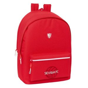 Plecak na laptopa i tableta z wyjściem USB Sevilla Fútbol Club Czerwony. Czerwone plecaki MBRANDS. Za 178,80 zł.