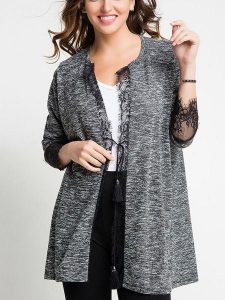 Milan Kiss Kardigan w kolorze szarym rozmiar: L. Szare kardigany Milan Kiss, l, bez wzorów, z bawełny, bez ramiączek. Za 78,99 zł.