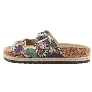 Klapki Lee Cooper LCW-25-35-3483L wielokolorowe. Klapki bez wzorów, z materiału, bez obcasa. Za 169,33 zł.
