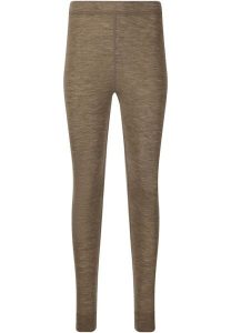 Legginsy z wełny merino damskie Whistler Cerro. Brązowe legginsy WHISTLER, bez wzorów, z materiału, długie. Za 249,99 zł.