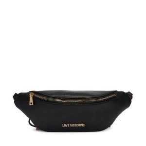 Nerka LOVE MOSCHINO. Czarne nerki i saszetki LOVE MOSCHINO, bez wzorów. Za 749,99 zł.