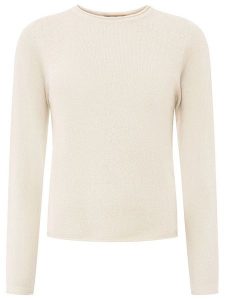 Zwillingsherz Kaszmirowa koszulka w kolorze beżowym rozmiar: M. Brązowe bluzki Zwillingsherz, m, bez wzorów, z kaszmiru, bez kołnierzyka, bez ramiączek. Za 304,99 zł.