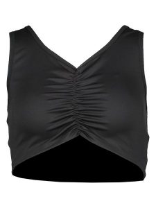 Reebok Top w kolorze czarnym rozmiar: XL. Czarne topy Reebok, xl, bez wzorów, bez kołnierzyka, bez ramiączek. Za 57,06 zł.