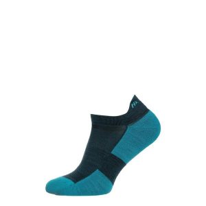 Skarpety Trekkingowe Na Giean Light Weight No Show Running Blue. Niebieskie skarpetki NA GIEAN, bez wzorów, z wełny. Za 48,99 zł.