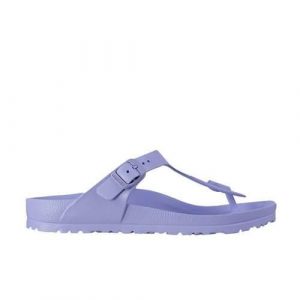 Japonki damskie Birkenstock Gizeh Essentials Eva. Fioletowe klapki Birkenstock, bez wzorów, z materiału, bez obcasa. Za 274,00 zł.
