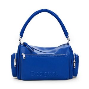 Torebka Desigual. Niebieskie torebki klasyczne Desigual, bez wzorów, bez dodatków. Za 189,99 zł.